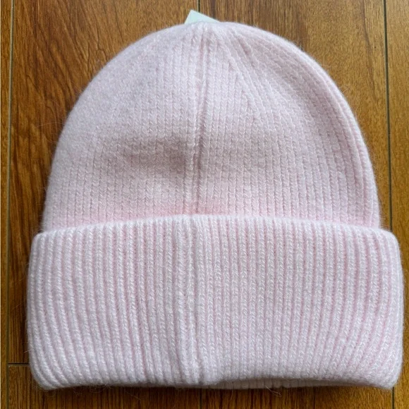 NWT GANNI beanie in pastel pink - Picture 2 of 3